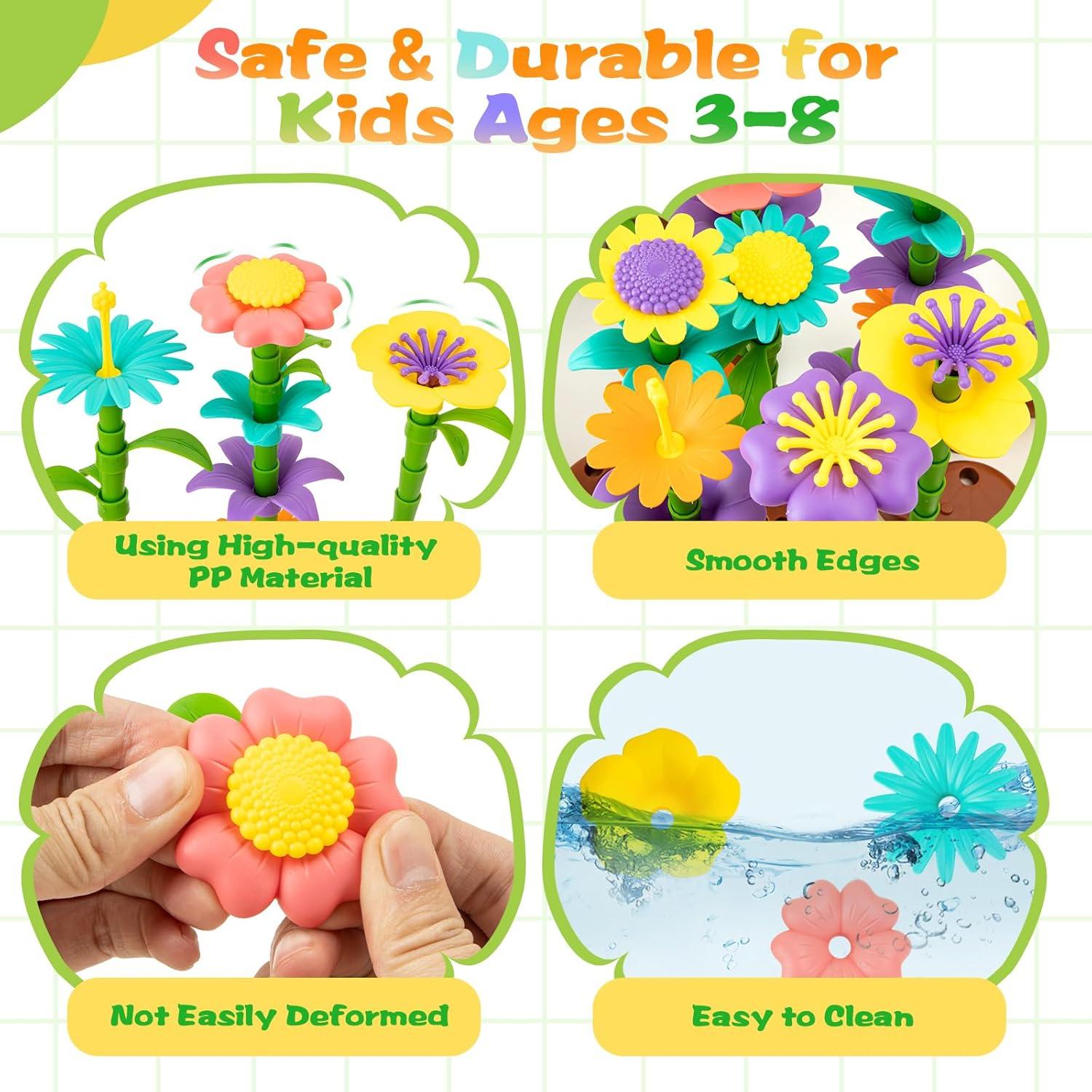 Juguete de Jardinería Funsland 272 PCS para Niños 3-8 Años