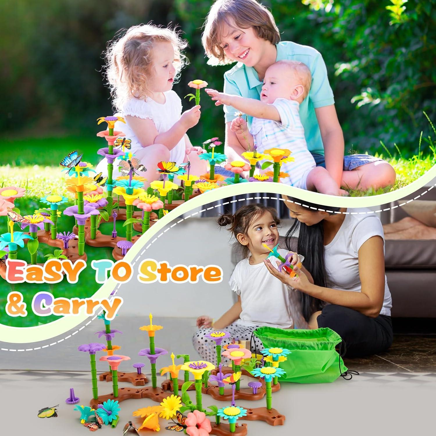 Juguete de Jardinería Funsland 272 PCS para Niños 3-8 Años