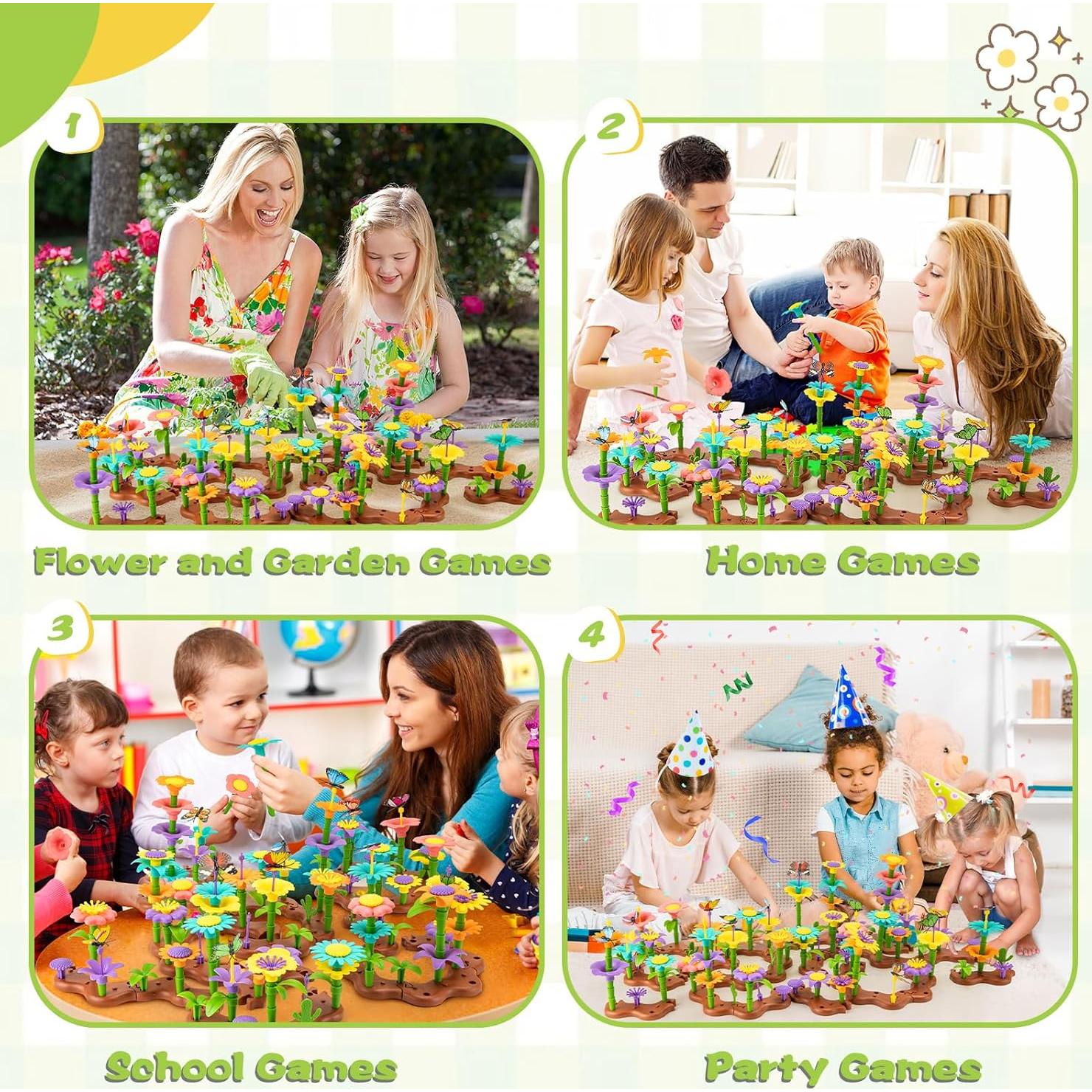 Juguete de Jardinería Funsland 272 PCS para Niños 3-8 Años