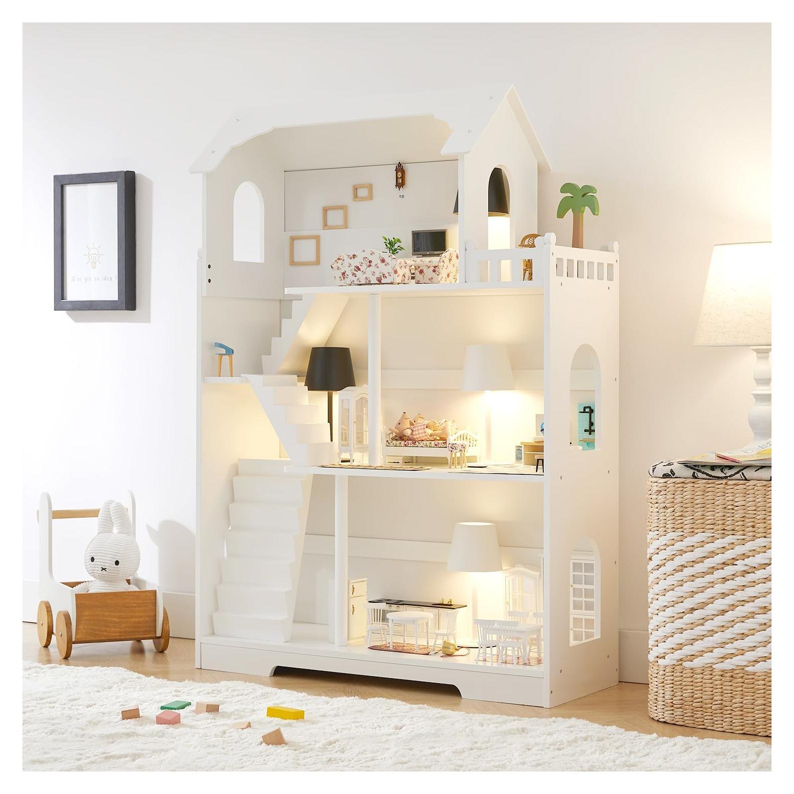 Estantería Casa de Muñecas VUCIBOL 3 Niveles 80.3x25.9x115.3 cm