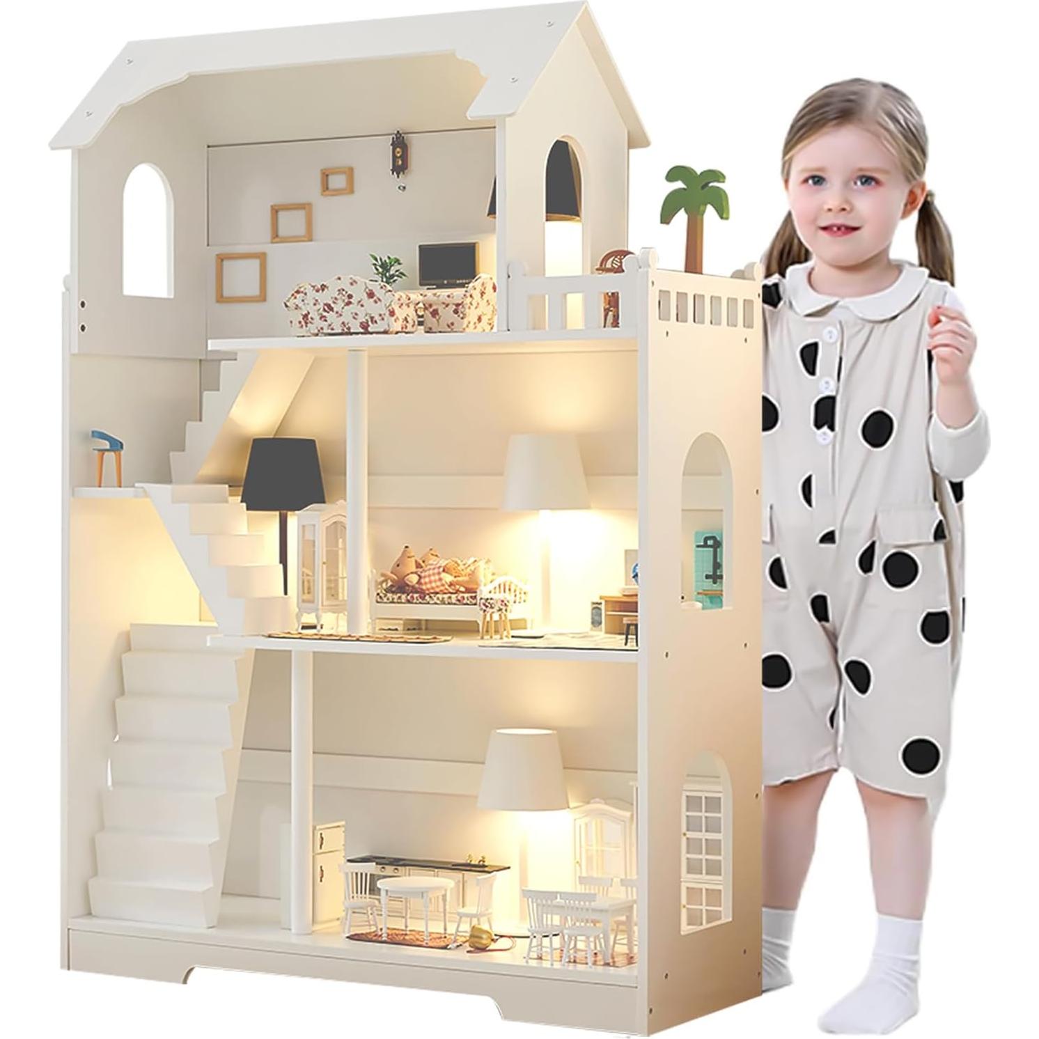 Estantería Casa de Muñecas VUCIBOL 3 Niveles 80.3x25.9x115.3 cm