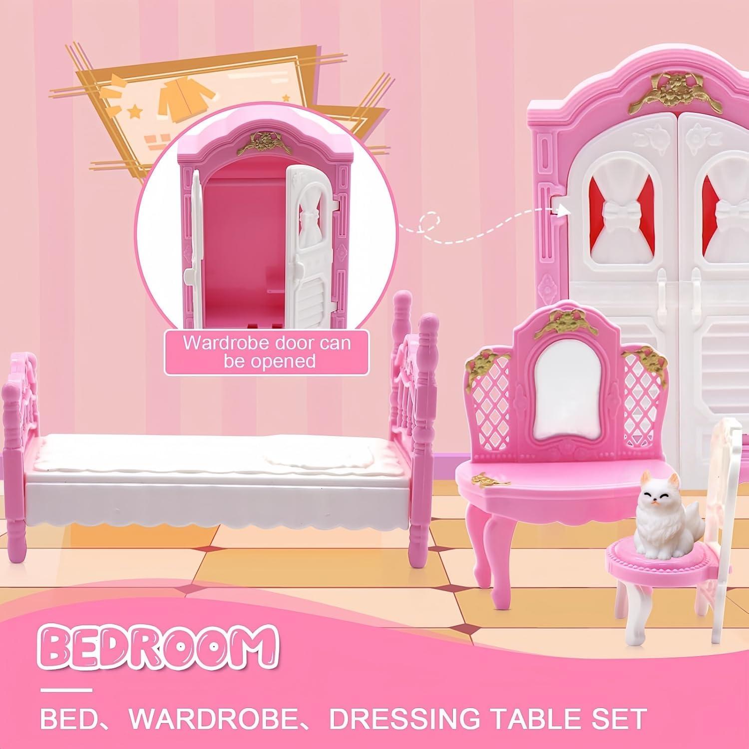 Conjunto de Muebles para Casa de Muñecas SwankyStyle 36 Piezas