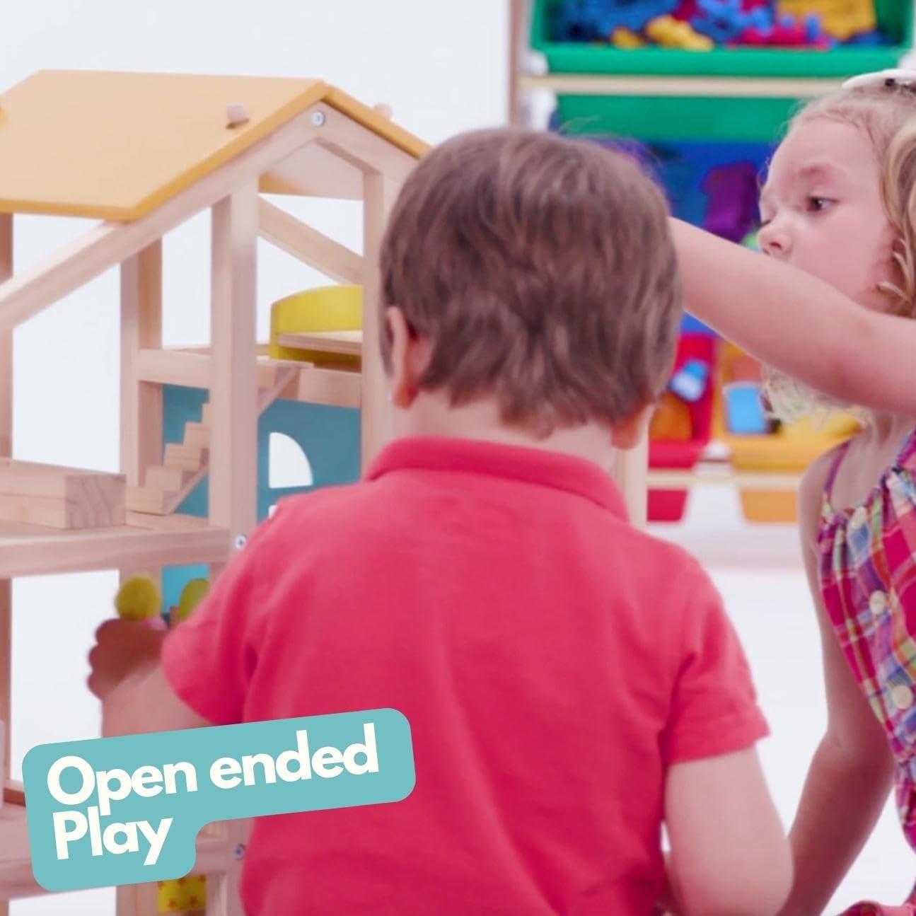 Casa de Muñecas de Madera Pidoko Kids Skylar - 20 Accesorios