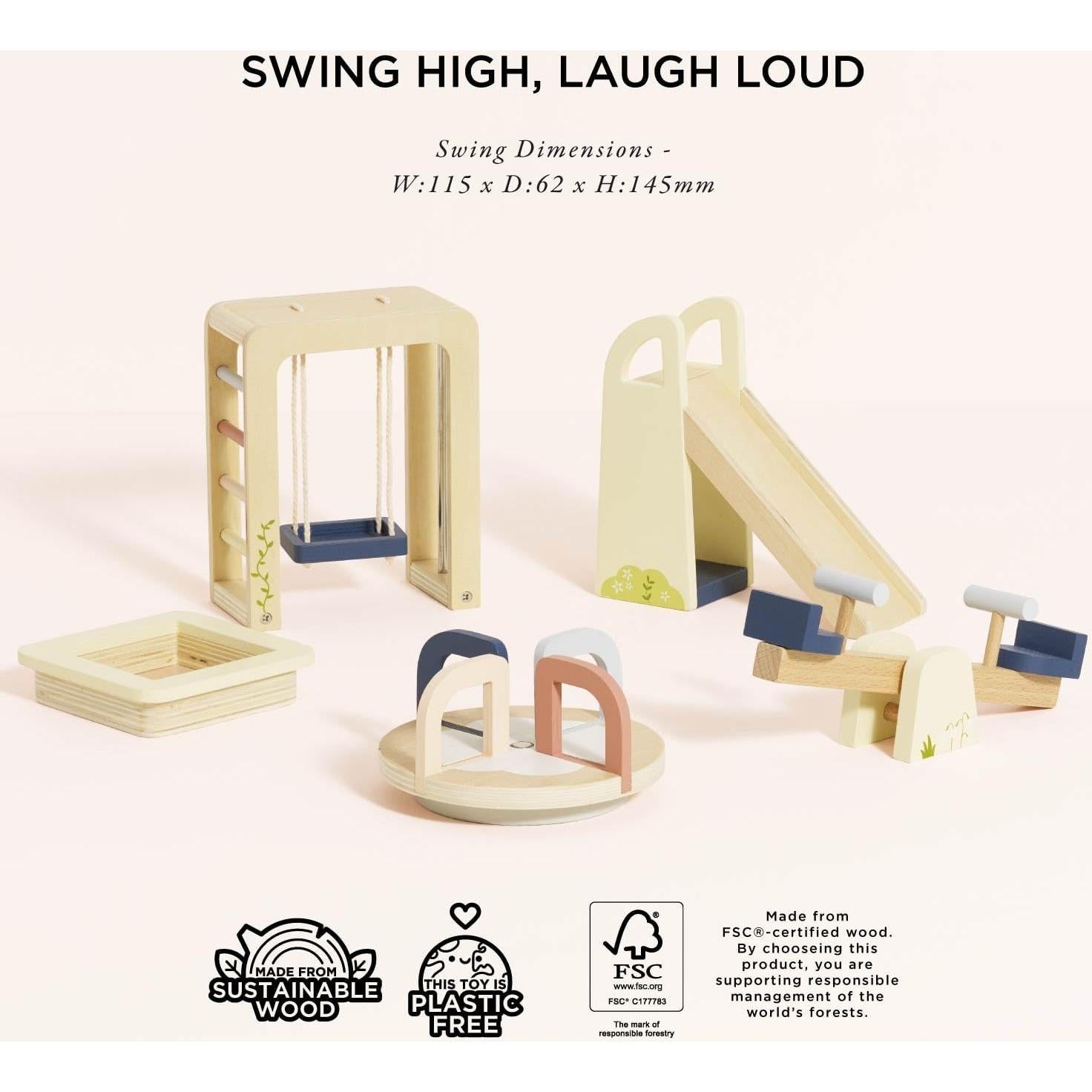 Conjunto de Muebles de Jardín para Casa de Muñecas Le Toy Van