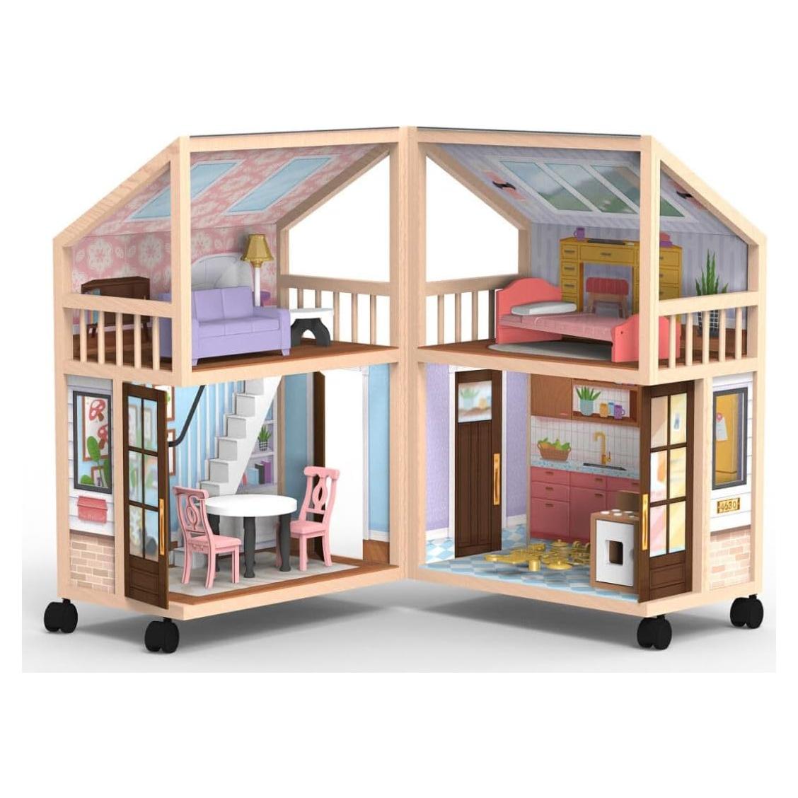 Casa de Muñecas de Madera KidKraft So Darling con Ruedas