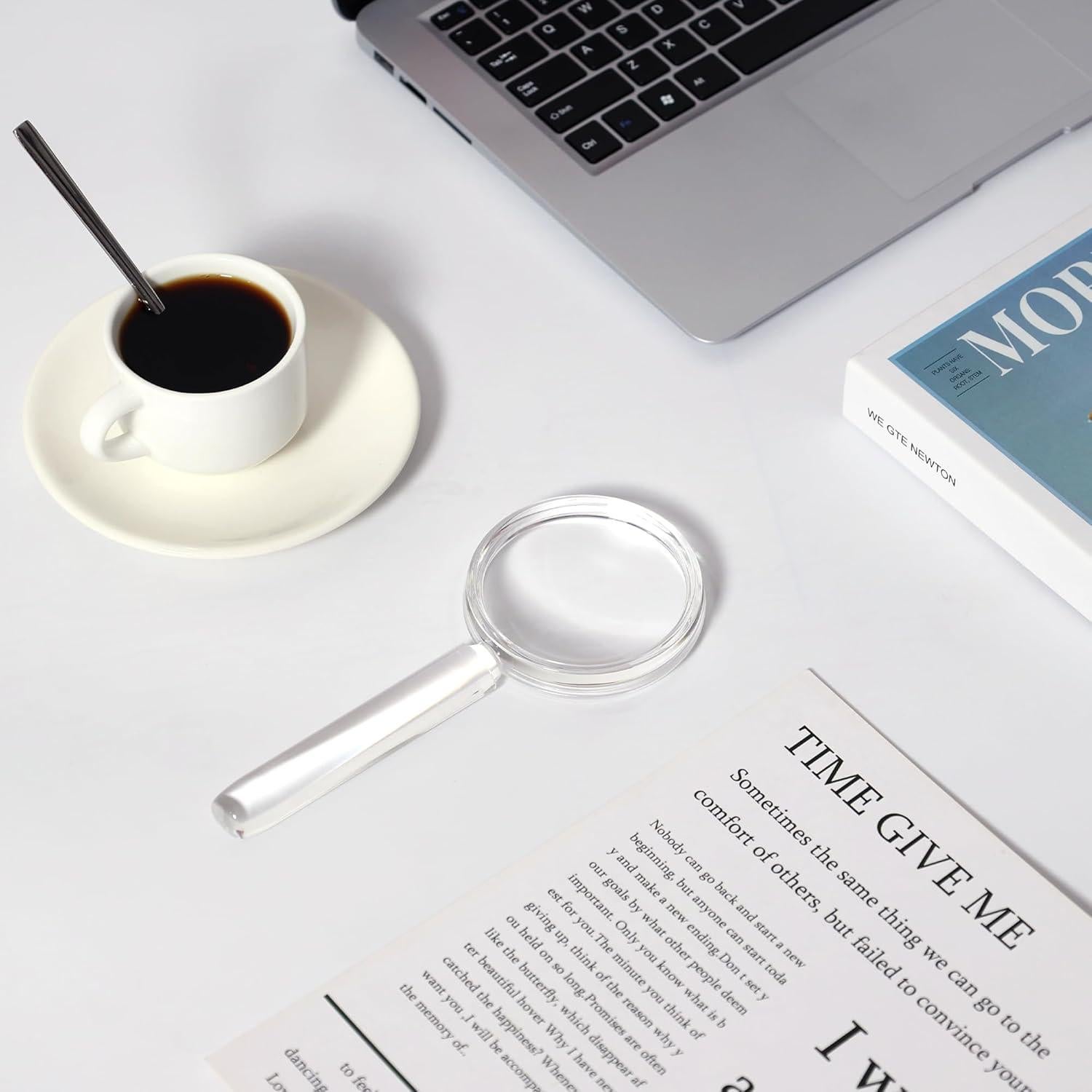 Lupa de Mano 3X MAGDEPO con Lente Acrílica Clara 20.32 cm