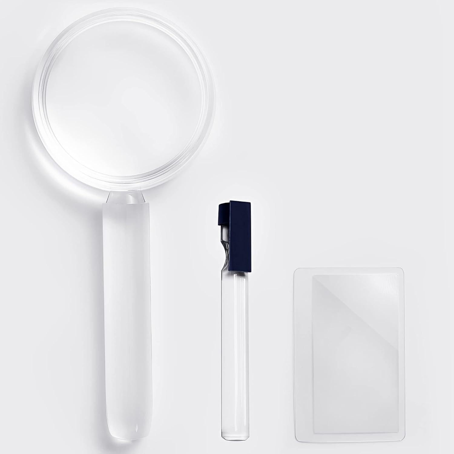 Lupa de Mano 3X MAGDEPO con Lente Acrílica Clara 20.32 cm