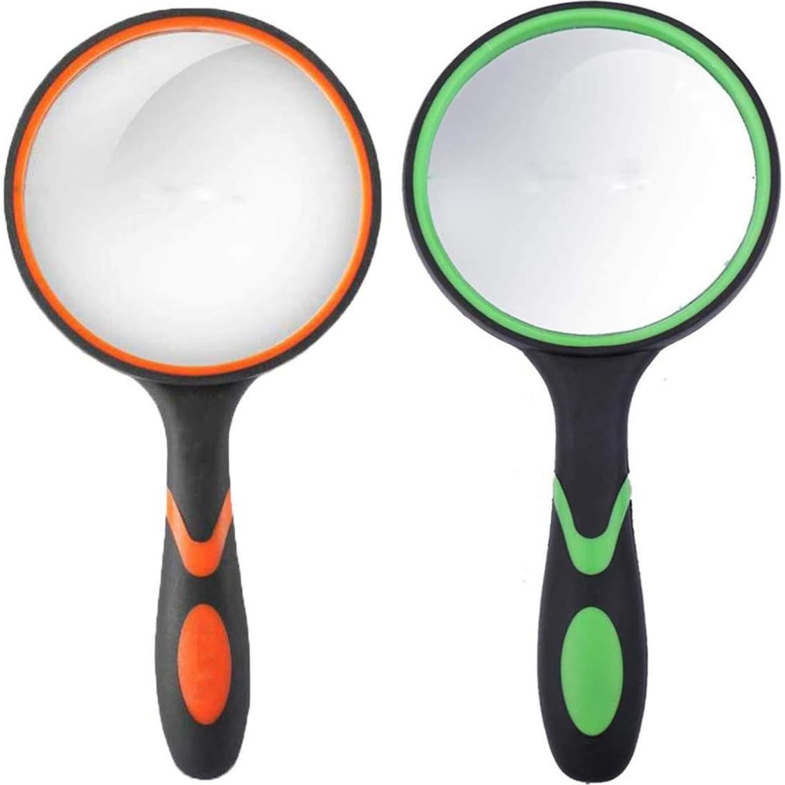 Lupa de Mano Rongon 10X 100mm Irrompible Paquete de 2