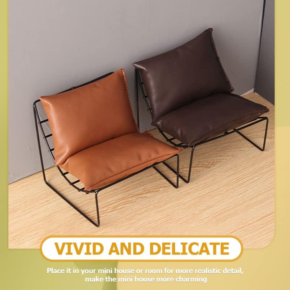 Sofá Miniatura Kisangel 1:12 Accesorios para Casa Mini