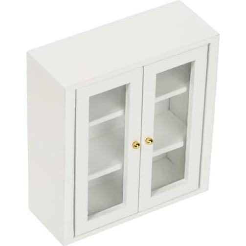 Armario de Pared Miniatura Cutemini 1:12 Blanco Madera