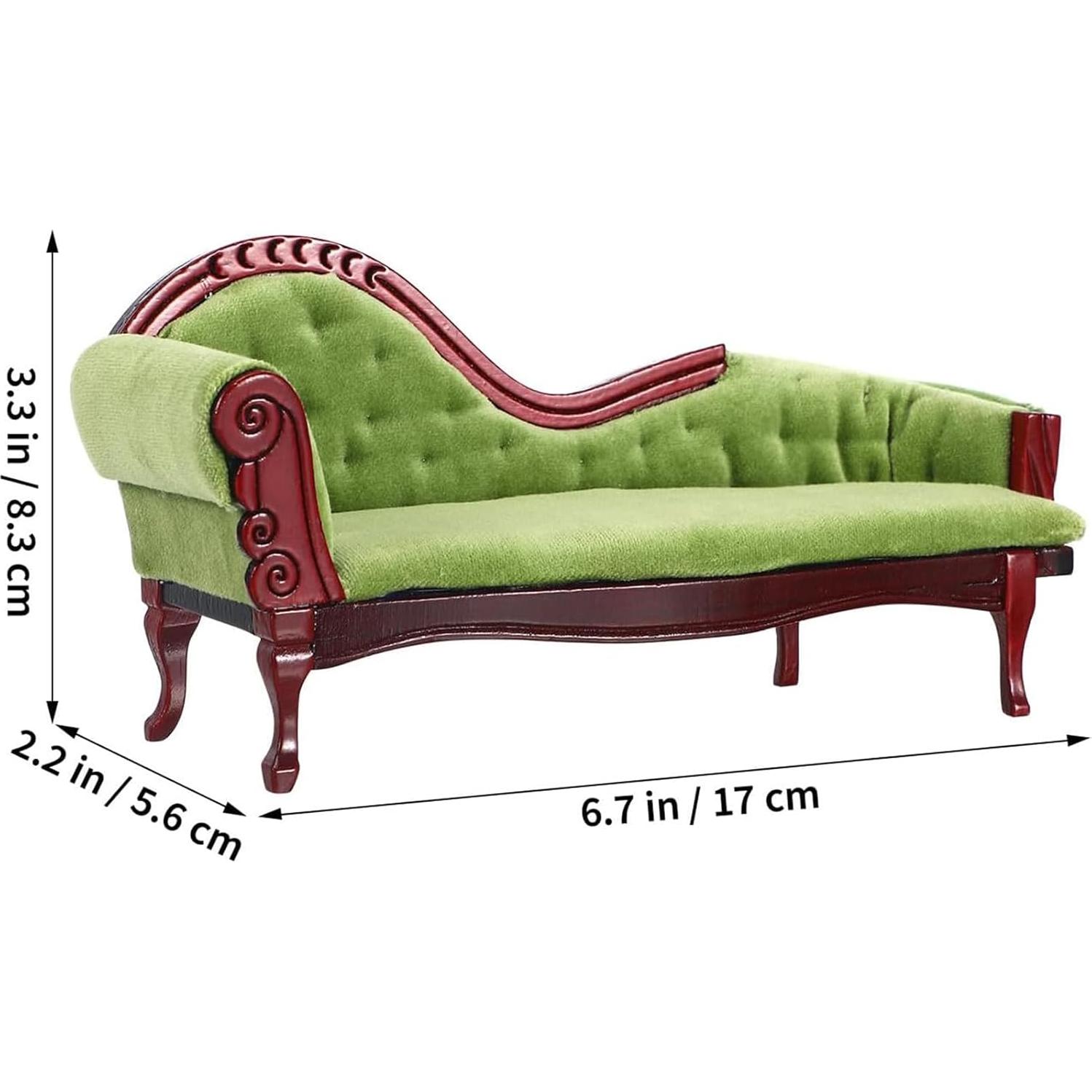 Banco de Madera Vintage Jarbins para Casa de Muñecas 1:12