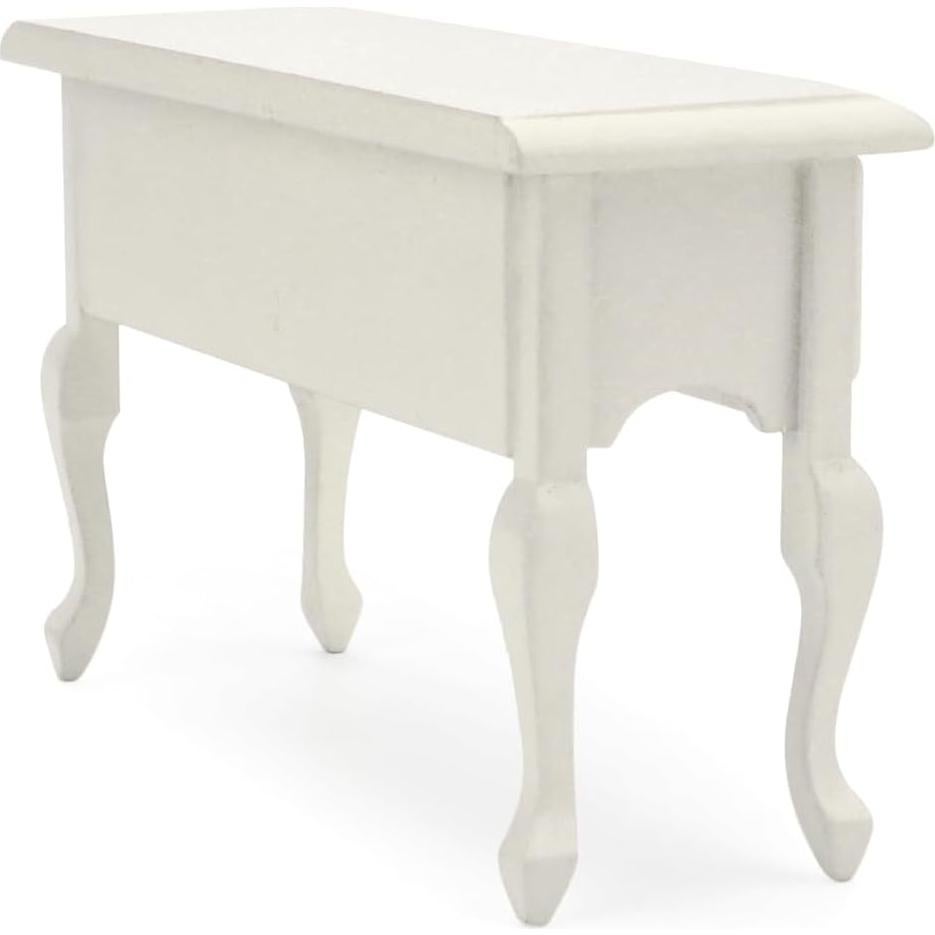 Mesa Miniatura 1:12 Cutemini Escritorio Blanco con 3 Cajones