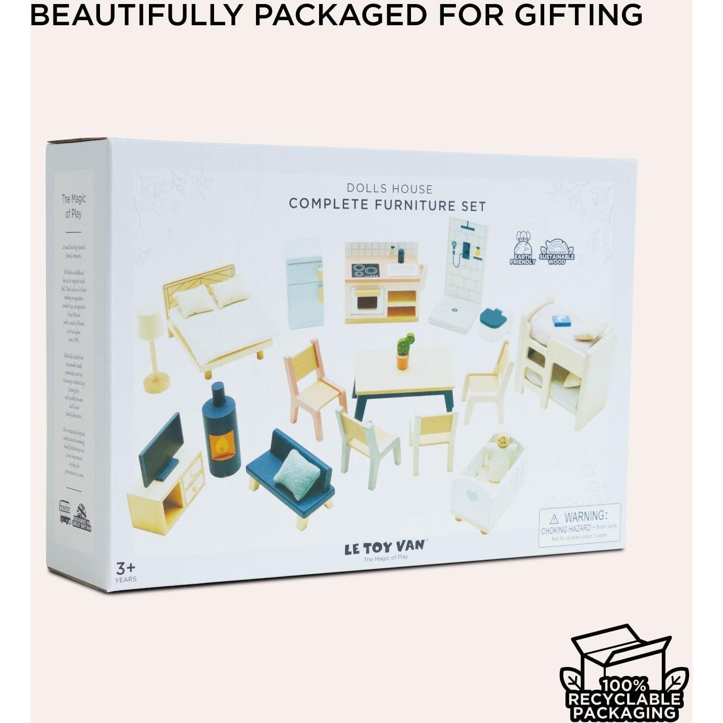 Juego de Muebles de Madera Le Toy Van Daisylane 37 Piezas