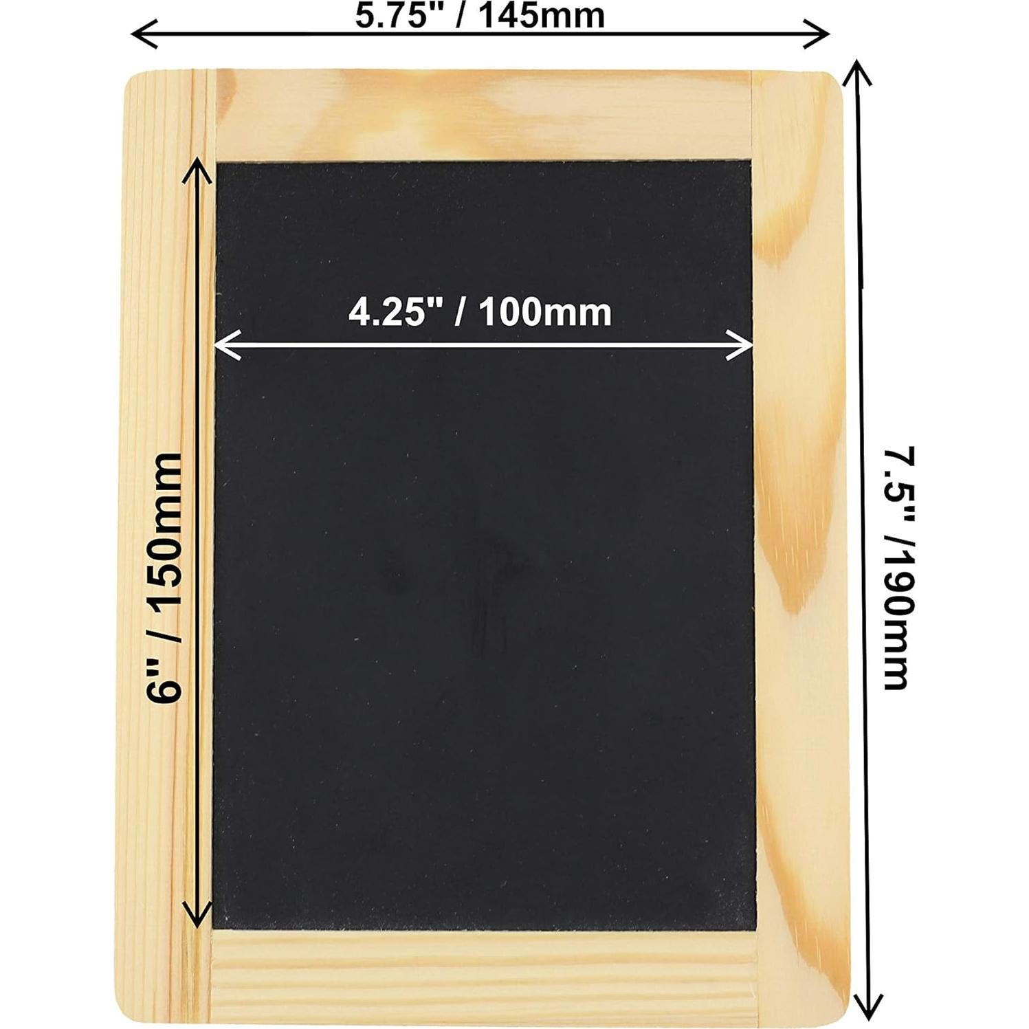 Pizarra Sintética Doble Cara Creative Hobbies 10x15 cm - 6 Unidades