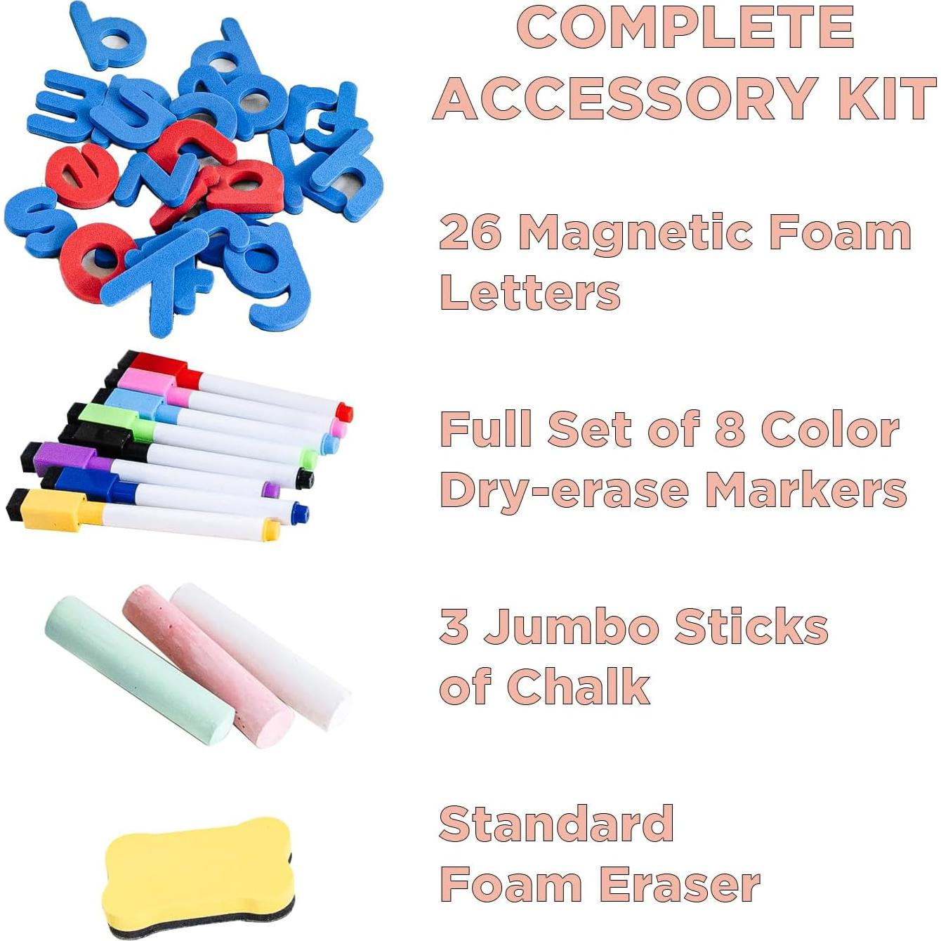 Caballete de Mesa Montessori & Me - Pizarra Doble Cara 38x30cm