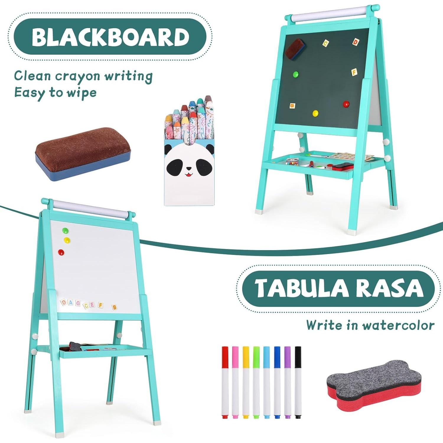 Caballete de Arte Plegable XAOHAO Doble Cara Ajustable 80-137 cm