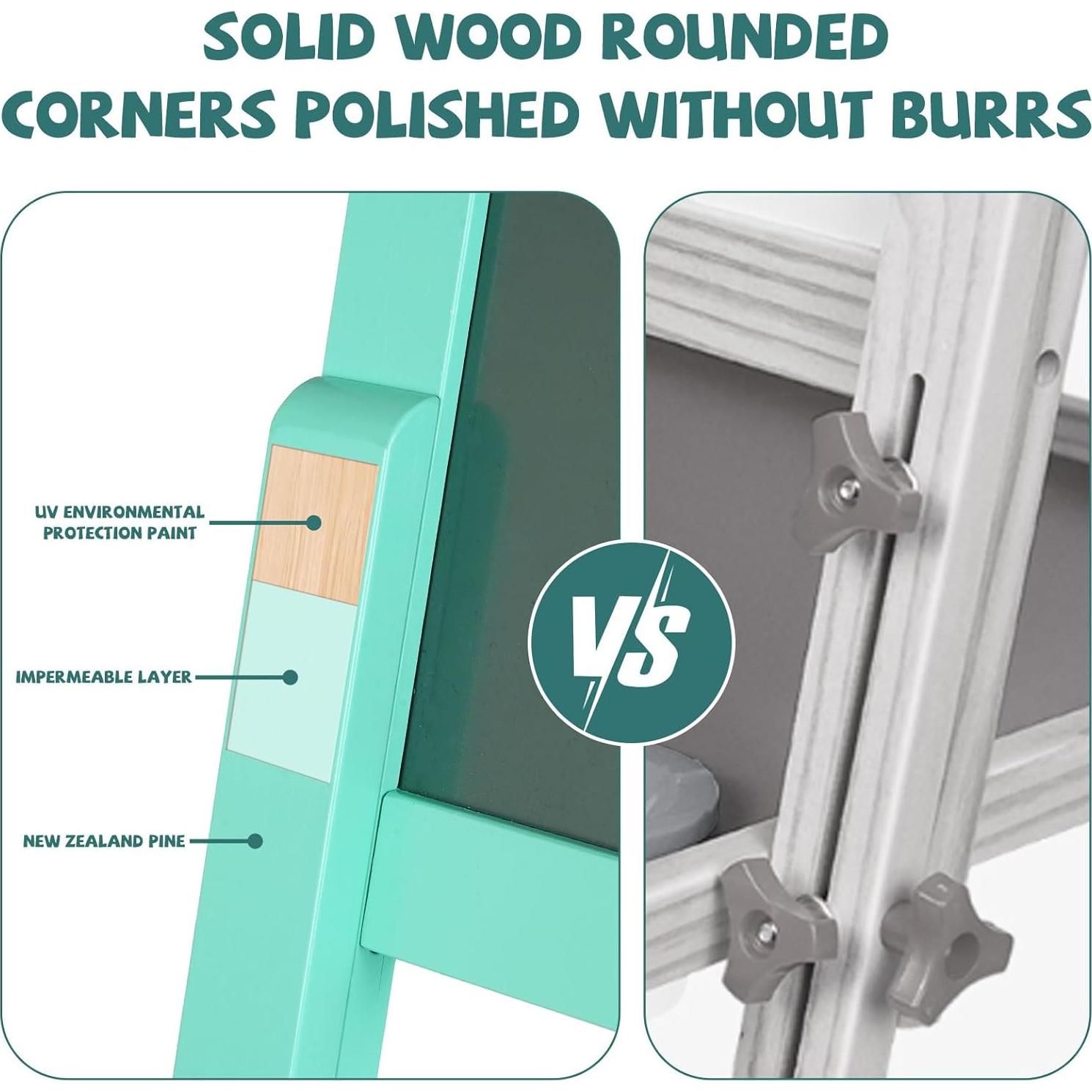 Caballete de Arte Plegable XAOHAO Doble Cara Ajustable 80-137 cm