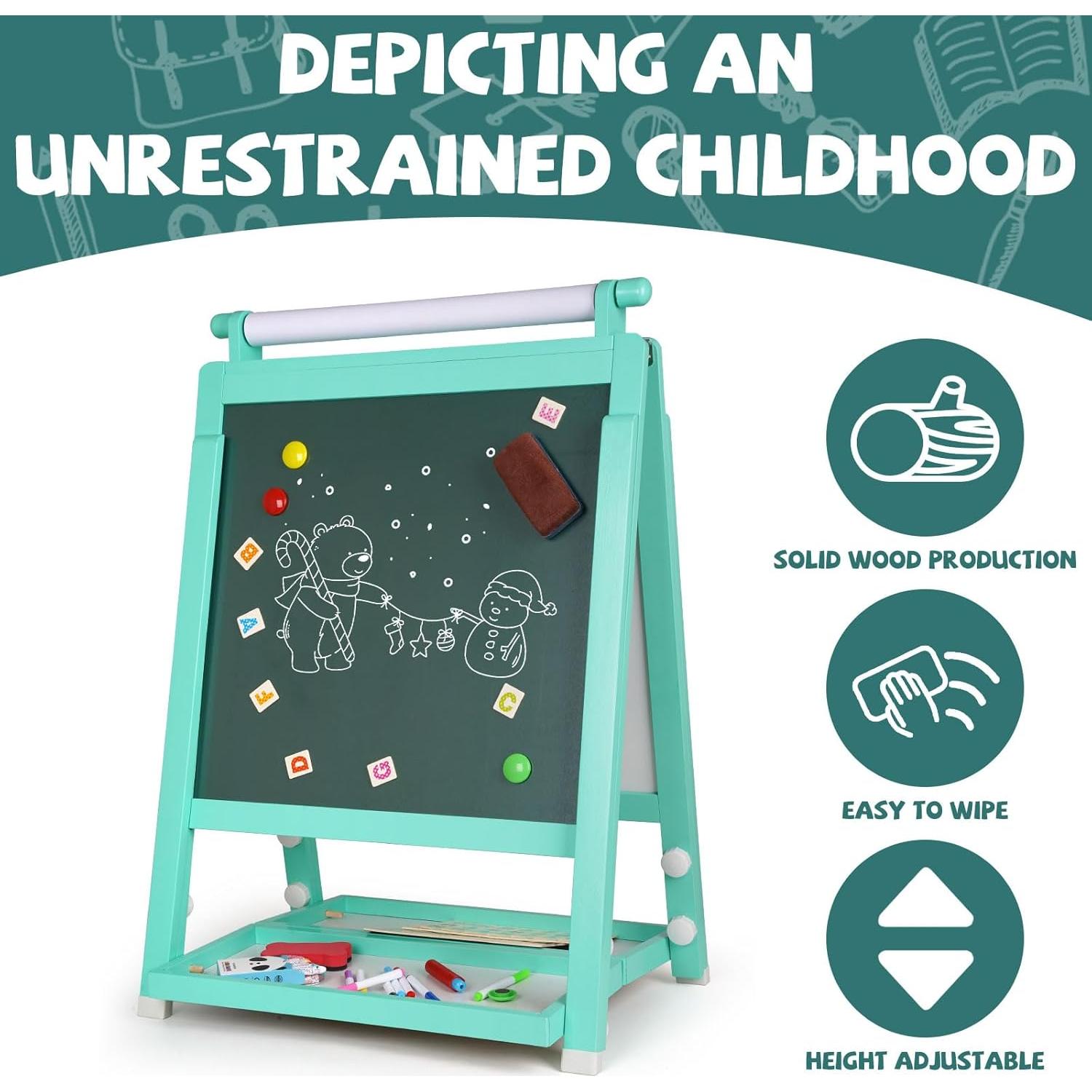 Caballete de Arte Plegable XAOHAO Doble Cara Ajustable 80-137 cm