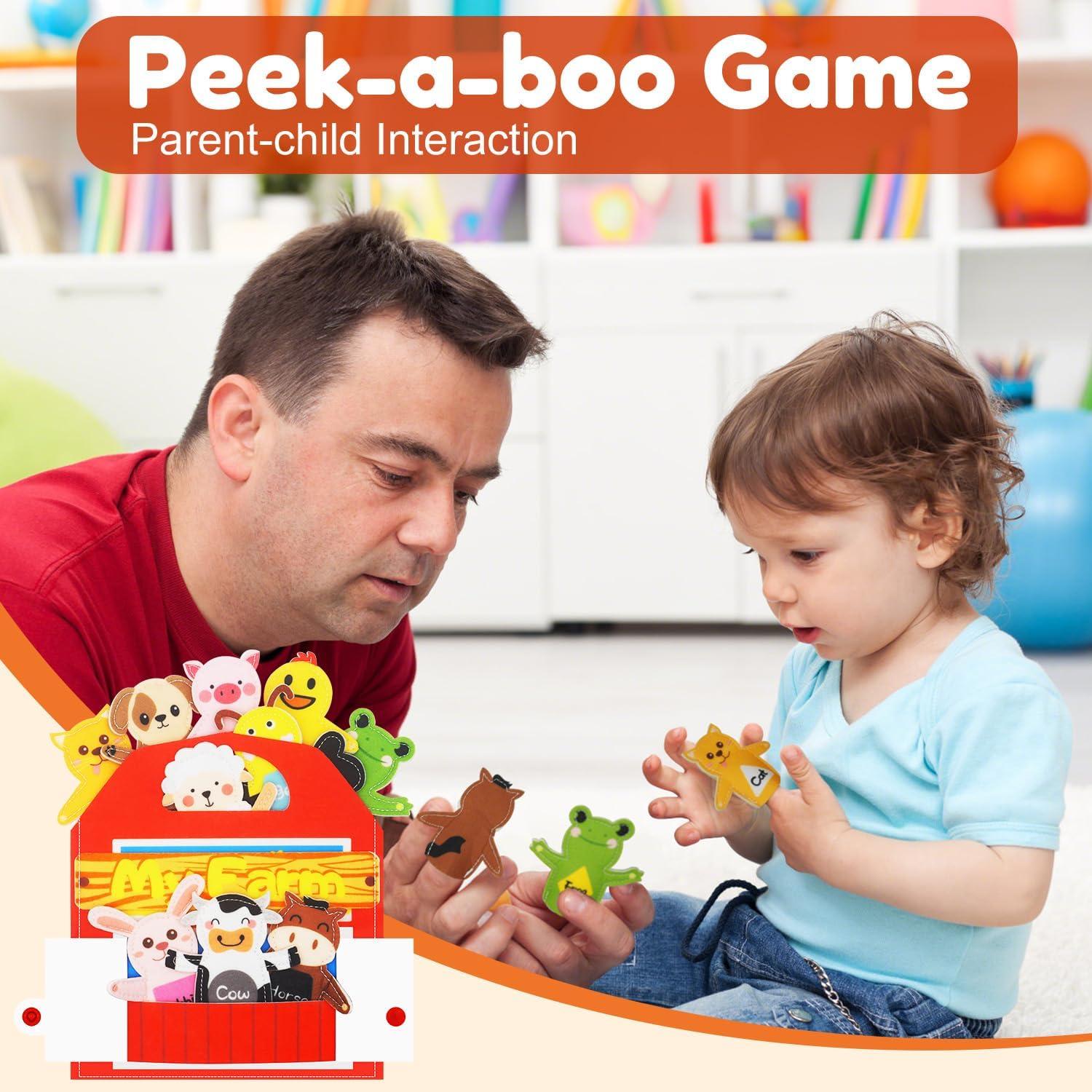 Títeres de dedo de animales de granja Kikiyaki - 10 piezas