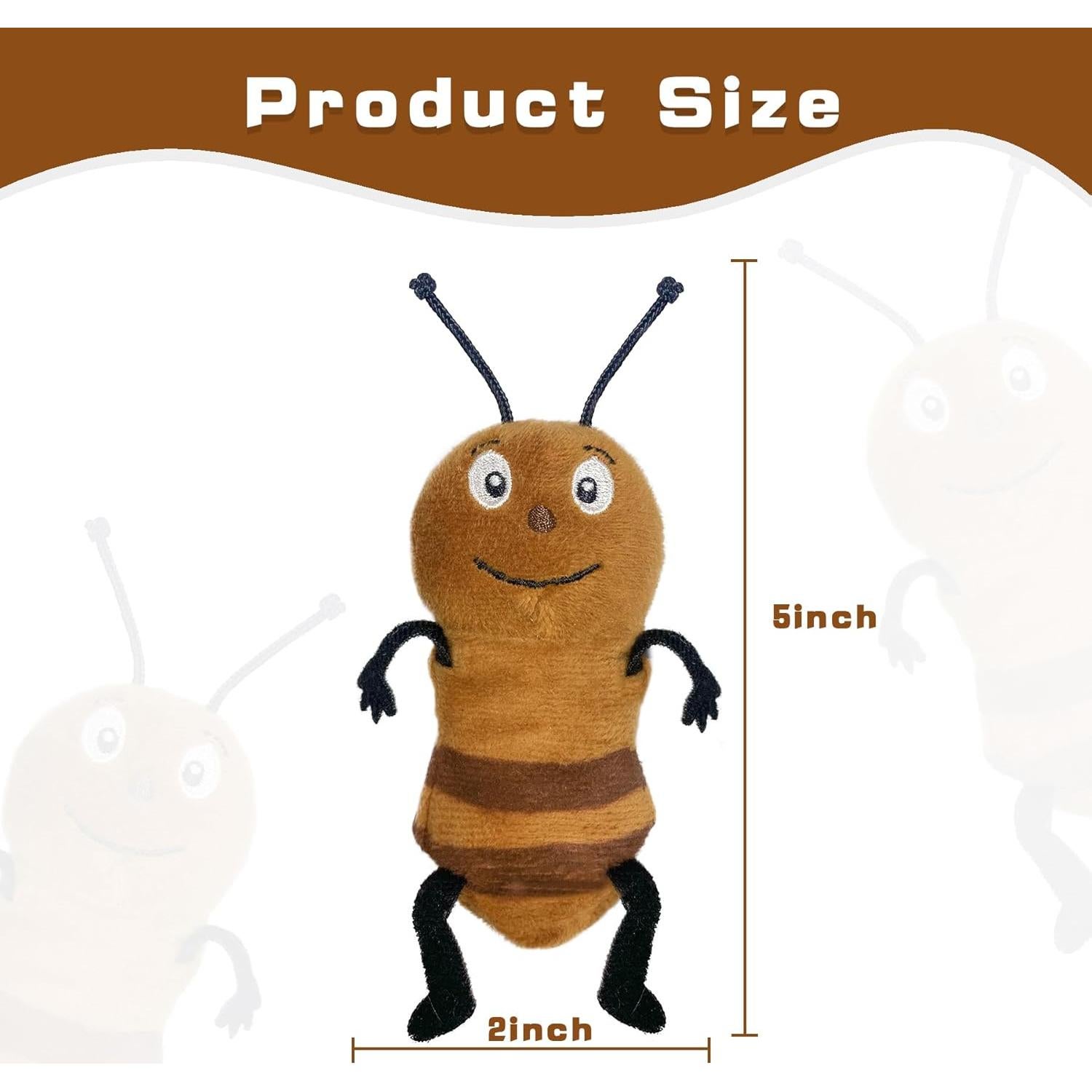 Juego de 6 Marionetas de Dedo Insectos JUSTQUNSEEN