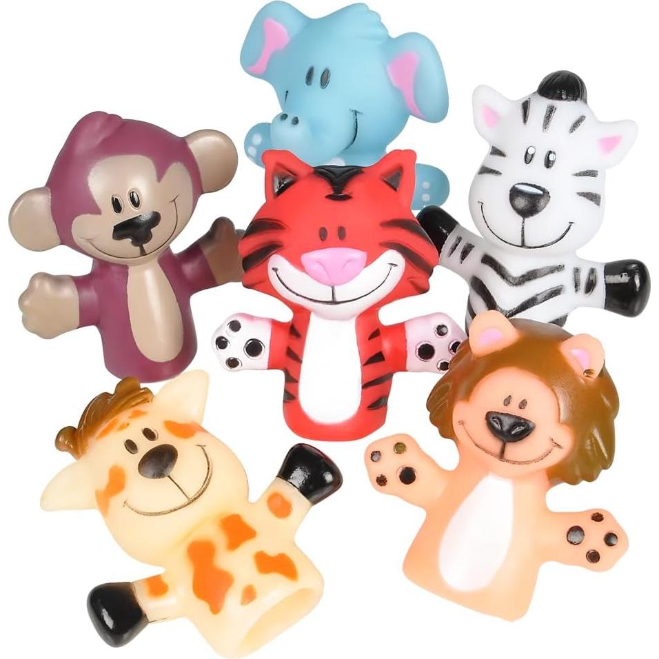 Títeres de Dedo de Animales del Zoológico Rhode Island 3.81 cm