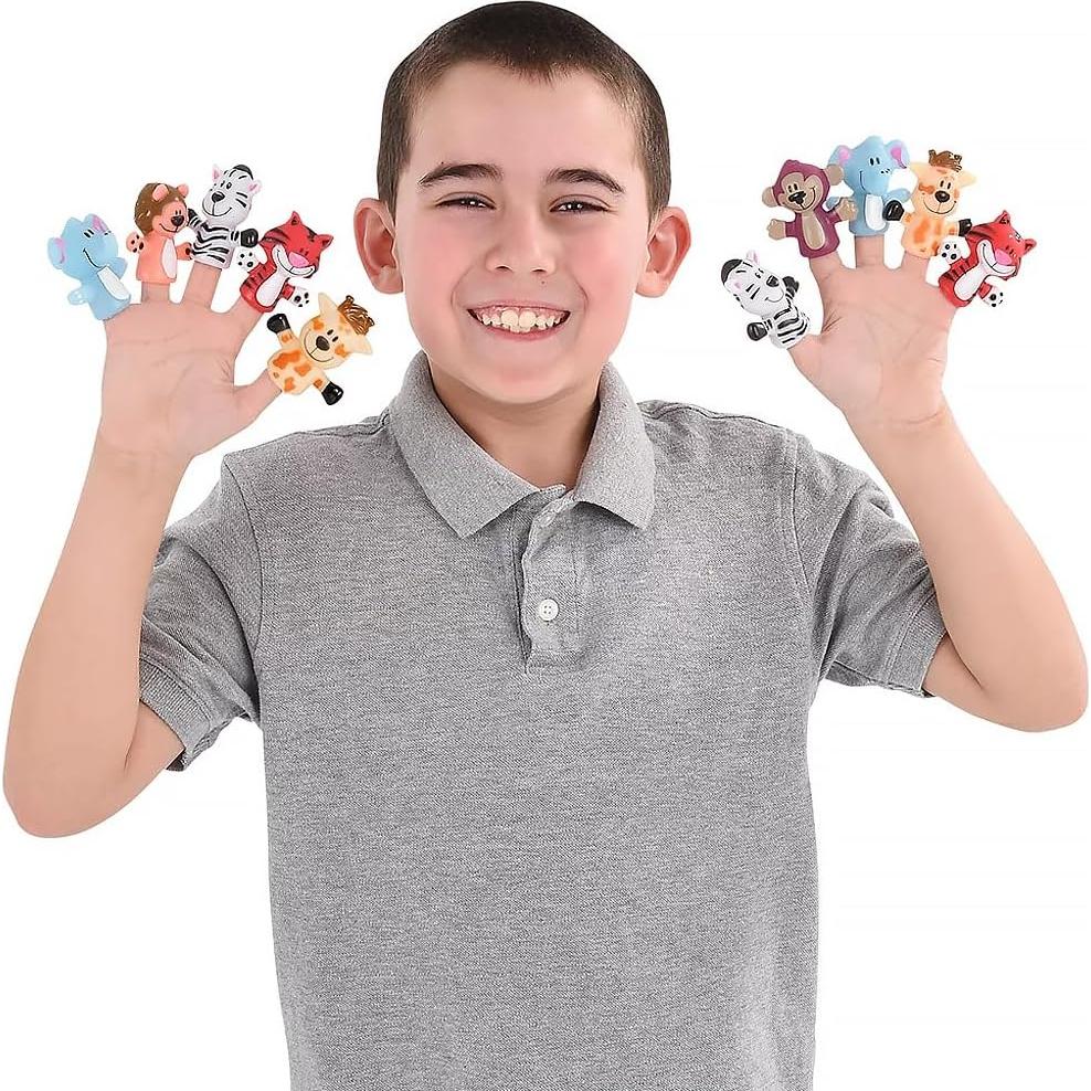 Títeres de Dedo de Animales del Zoológico Rhode Island 3.81 cm