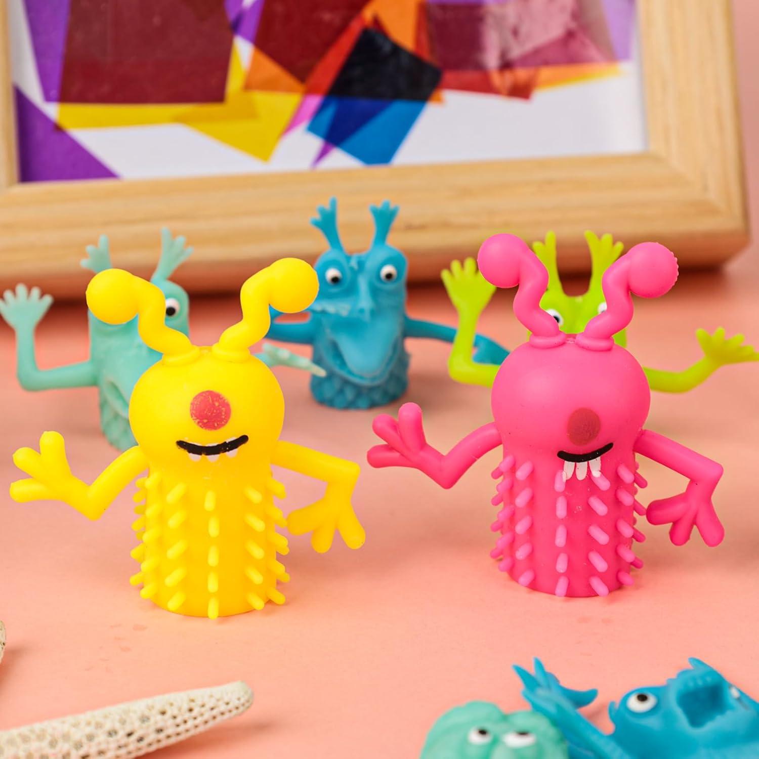 Juguetes de Títeres de Dedo 3 Nutrias - 25 Piezas de Silicona