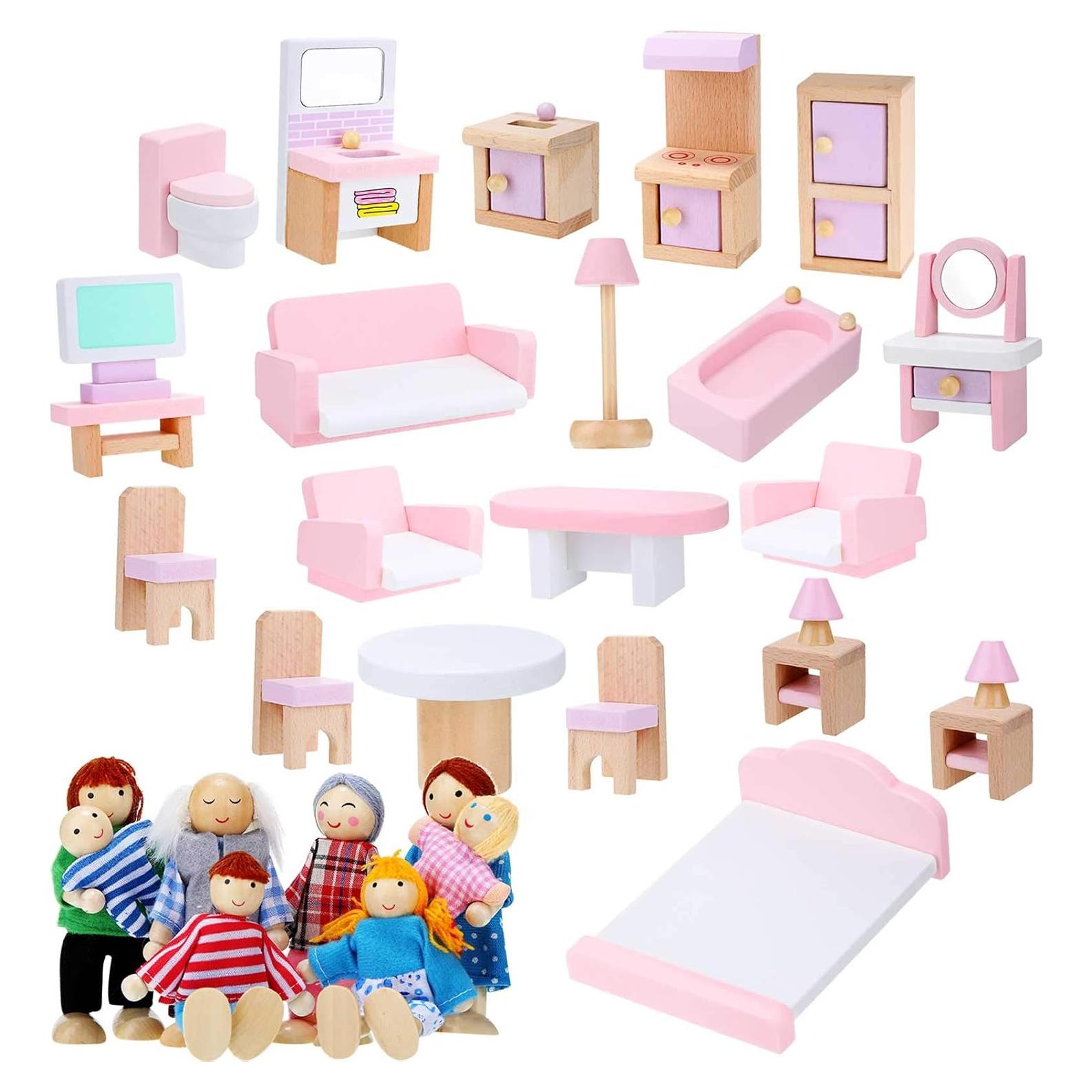 Set de Muebles de Casa de Muñecas Sumind 30 Piezas