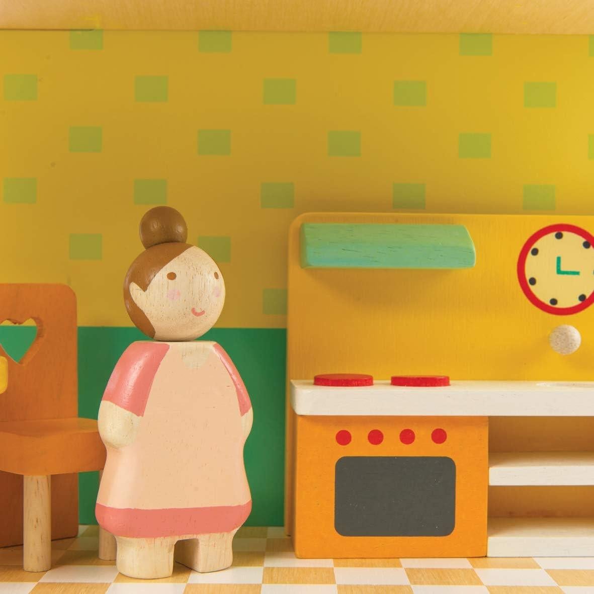 Juego de Muñecas de Madera Tender Leaf - Familia Leaf 4 Piezas