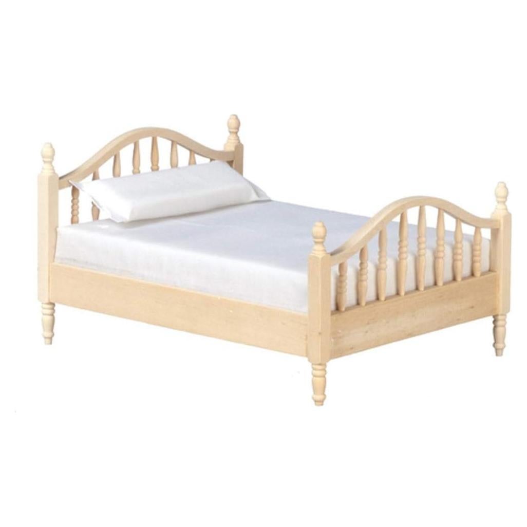 Muebles de dormitorio 1:12 Clásicos - Madera sin terminar