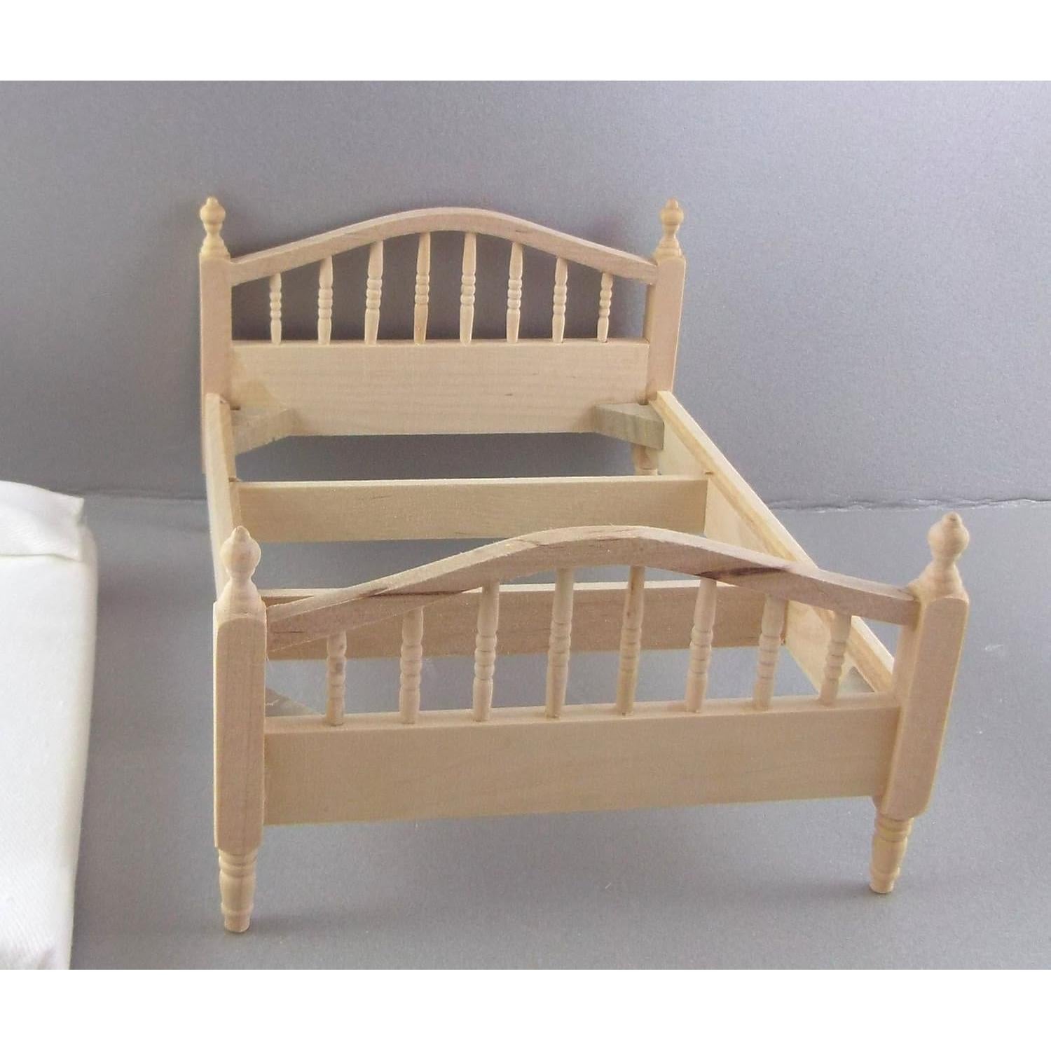 Muebles de dormitorio 1:12 Clásicos - Madera sin terminar