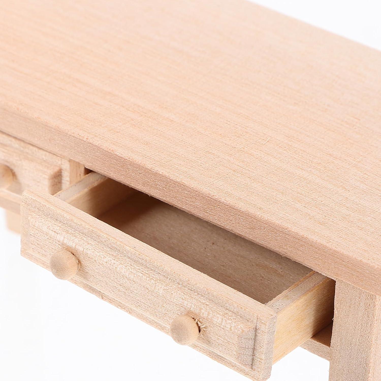 Conjunto de Muebles de Casa de Muñecas JOINPAYA - Mesa y Sillas Miniatura