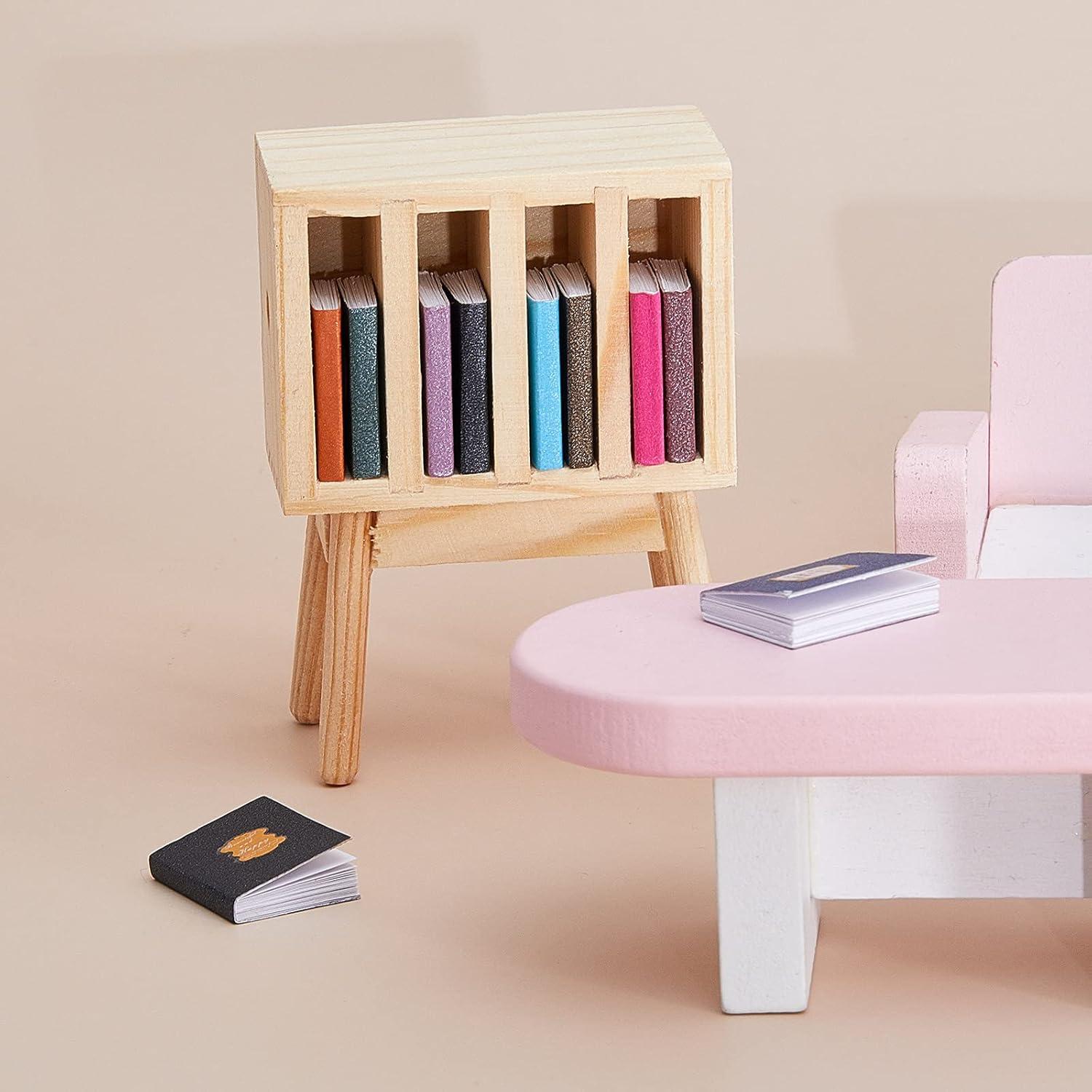 Mini Libros en Miniatura Skylety 13 Piezas Decoración Casa de Muñecas