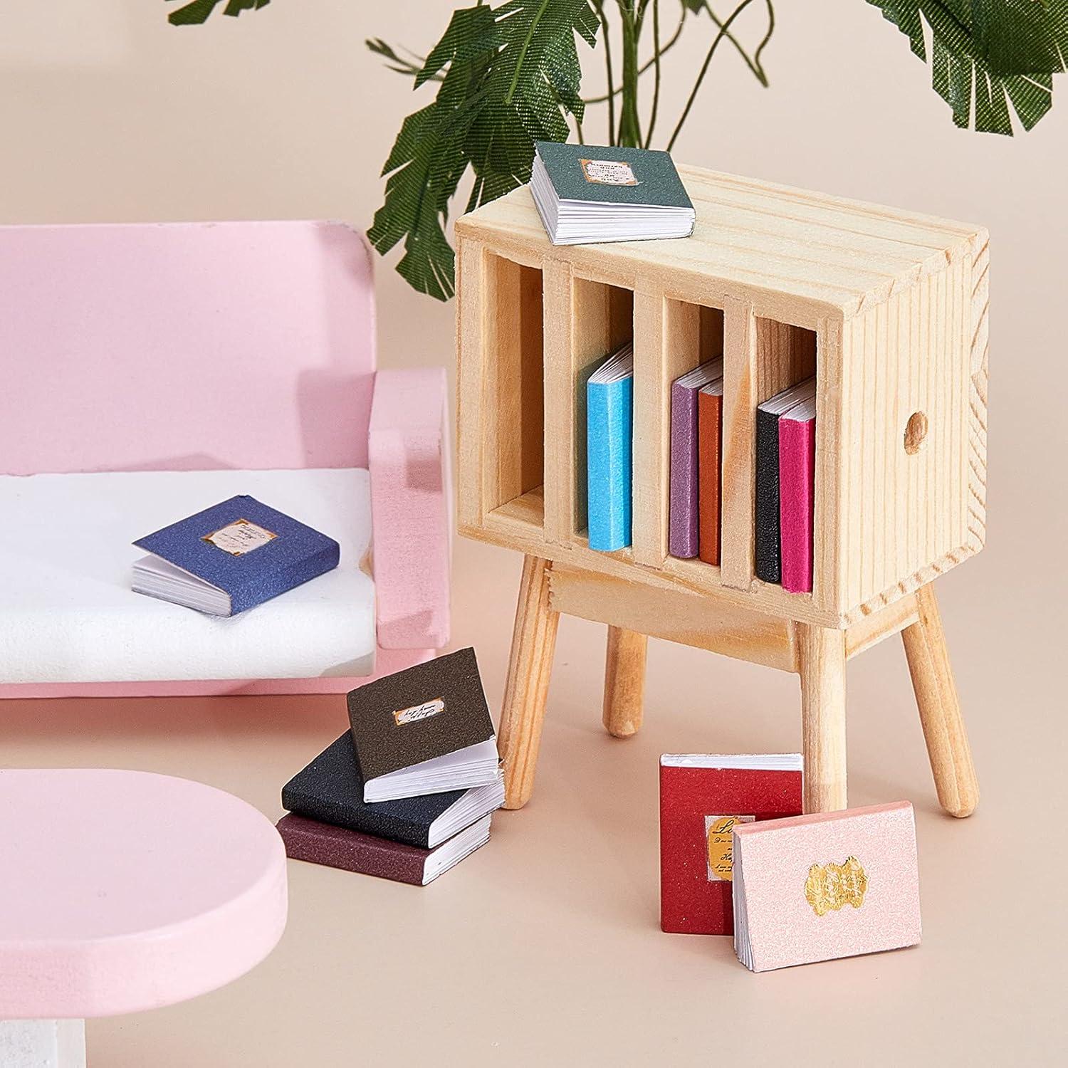 Mini Libros en Miniatura Skylety 13 Piezas Decoración Casa de Muñecas