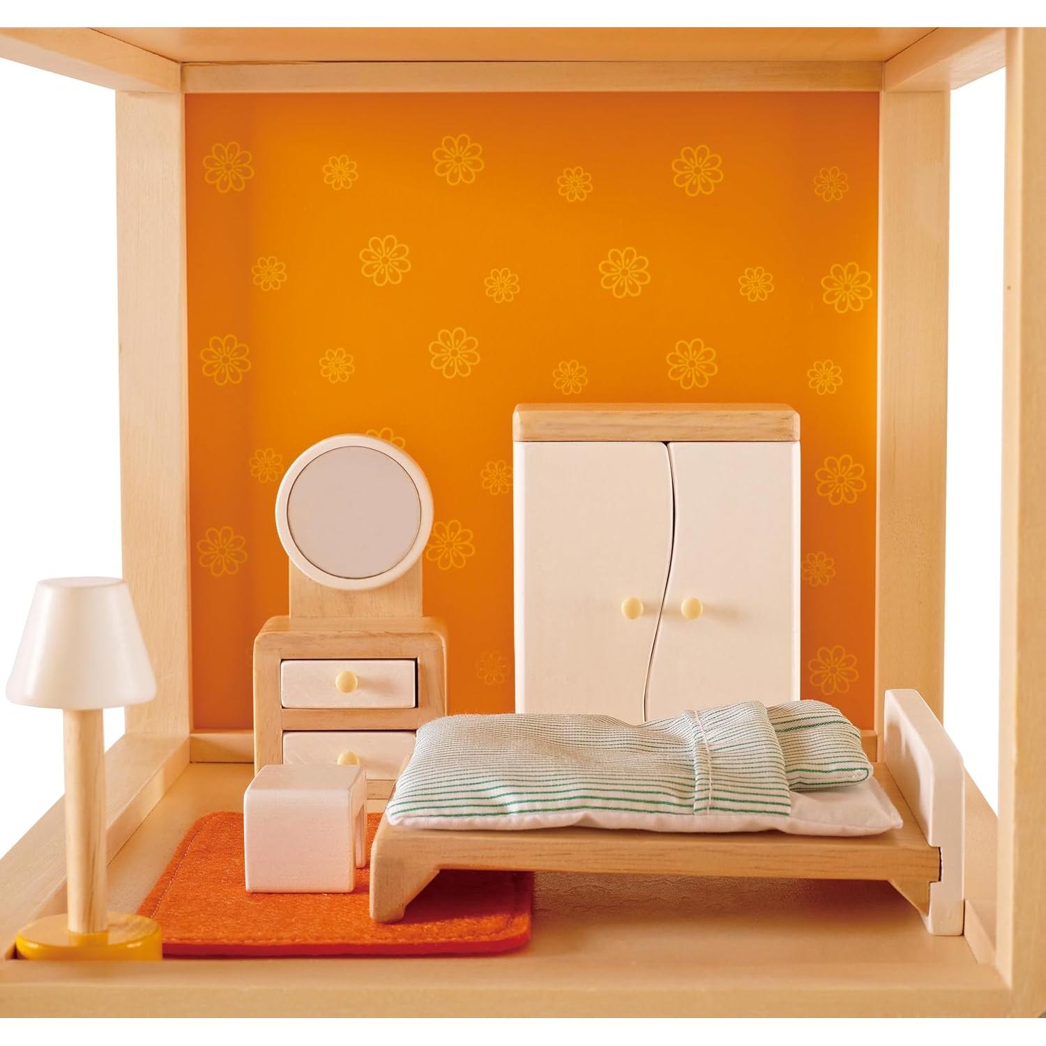 Dormitorio Principal Hape E3450 Madera para Casa de Muñecas