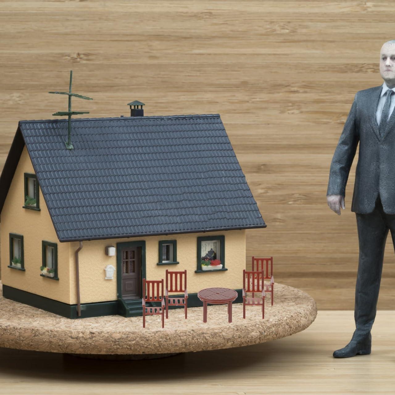 Conjunto de Muebles Miniatura Garneck para Casa de Muñecas