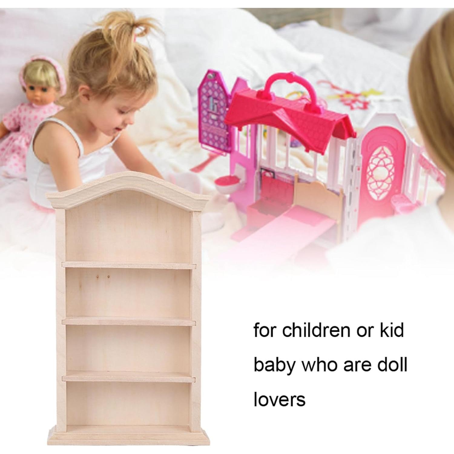 Estantería Miniatura de Madera KooingTech 1:12 para Muñecas