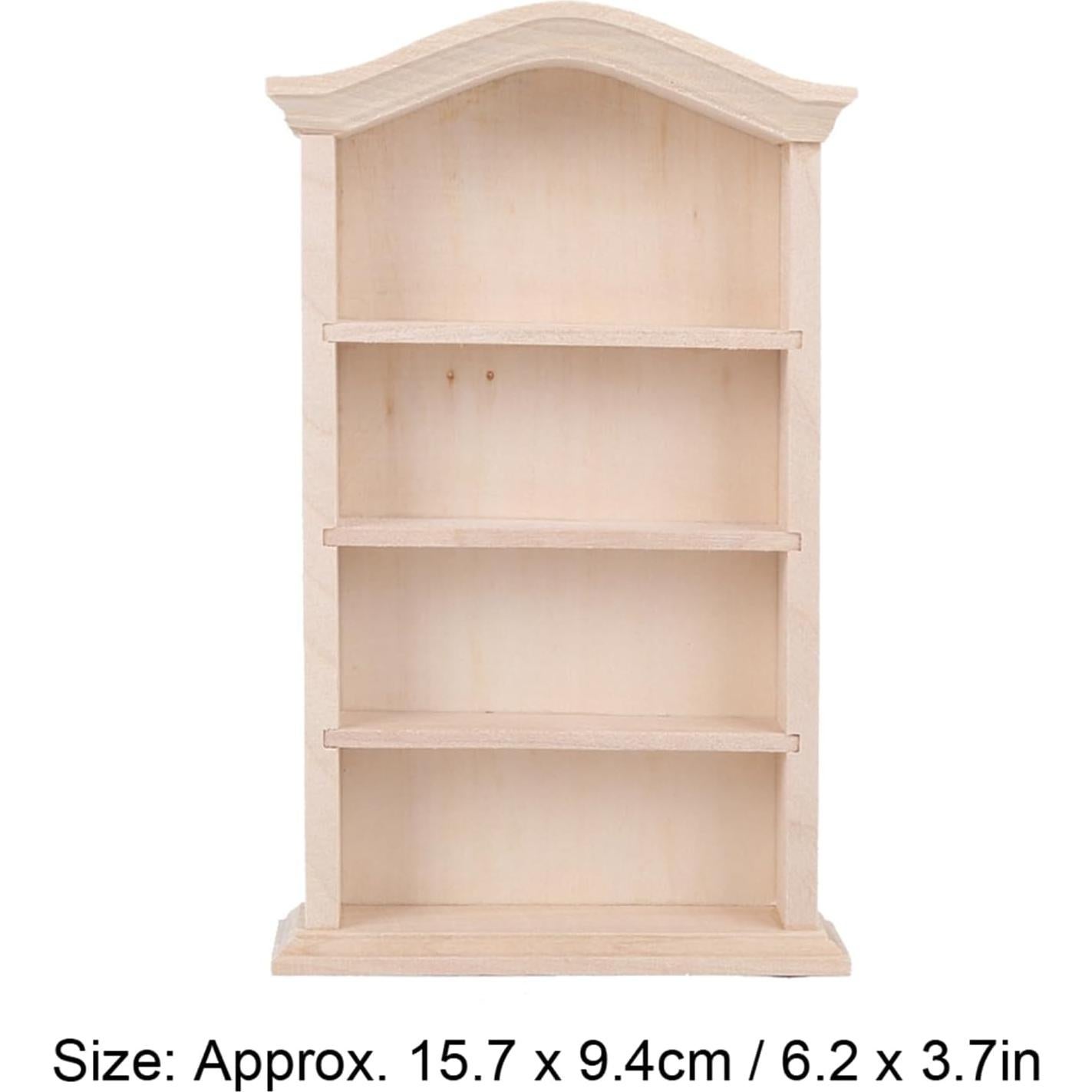 Estantería Miniatura de Madera KooingTech 1:12 para Muñecas