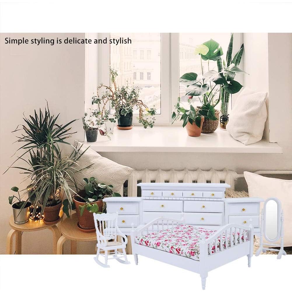 Juego de Muebles para Casa de Muñecas Tyenaza 6 Piezas Madera