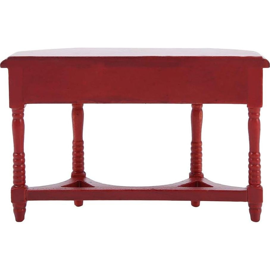 Mesa en Miniatura de Media Luna Wosune para Casa de Muñecas 12x4x7.5cm