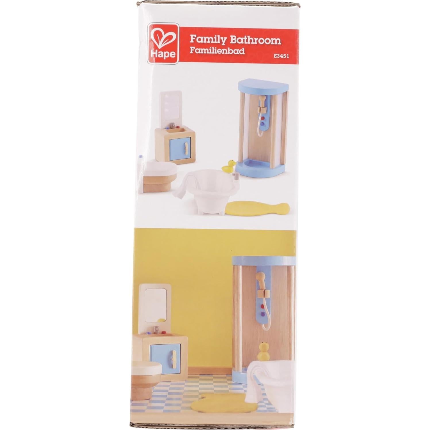 Juego de Muebles de Baño de Madera Hape E3451 para Niños