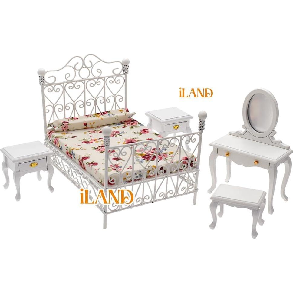 Juego de Muebles para Casa de Muñecas iLAND Victoriano 5pcs