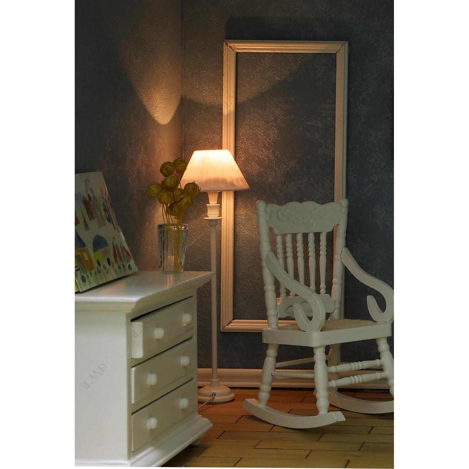 Conjunto de Muebles Miniatura iLAND 14pcs para Casa de Muñecas