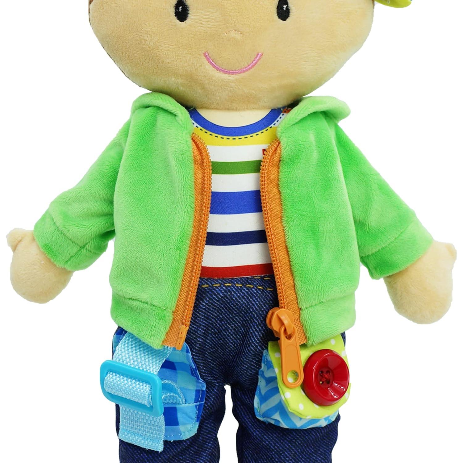 Conjunto de Muñecas de Peluche Educativas June Garden 39 cm