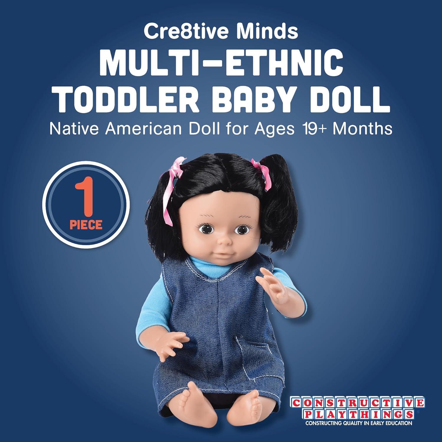 Muñeca Bebé Multicultural Cre8tive Minds Nativa Americana 33cm