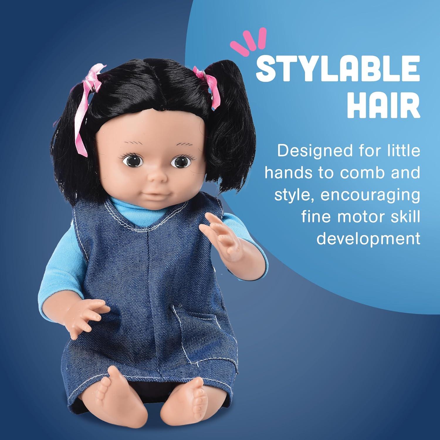 Muñeca Bebé Multicultural Cre8tive Minds Nativa Americana 33cm