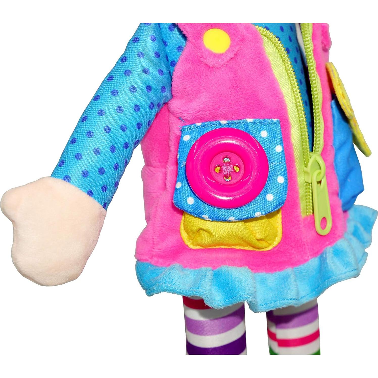 Conjunto de Muñecas de Peluche Educativas June Garden 39 cm