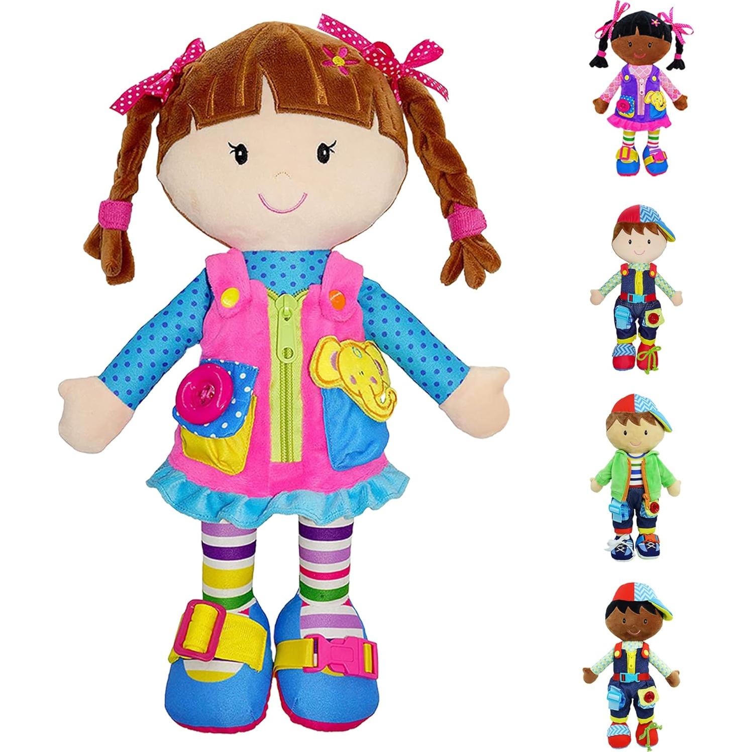 Conjunto de Muñecas de Aprendizaje June Garden 2 Piezas