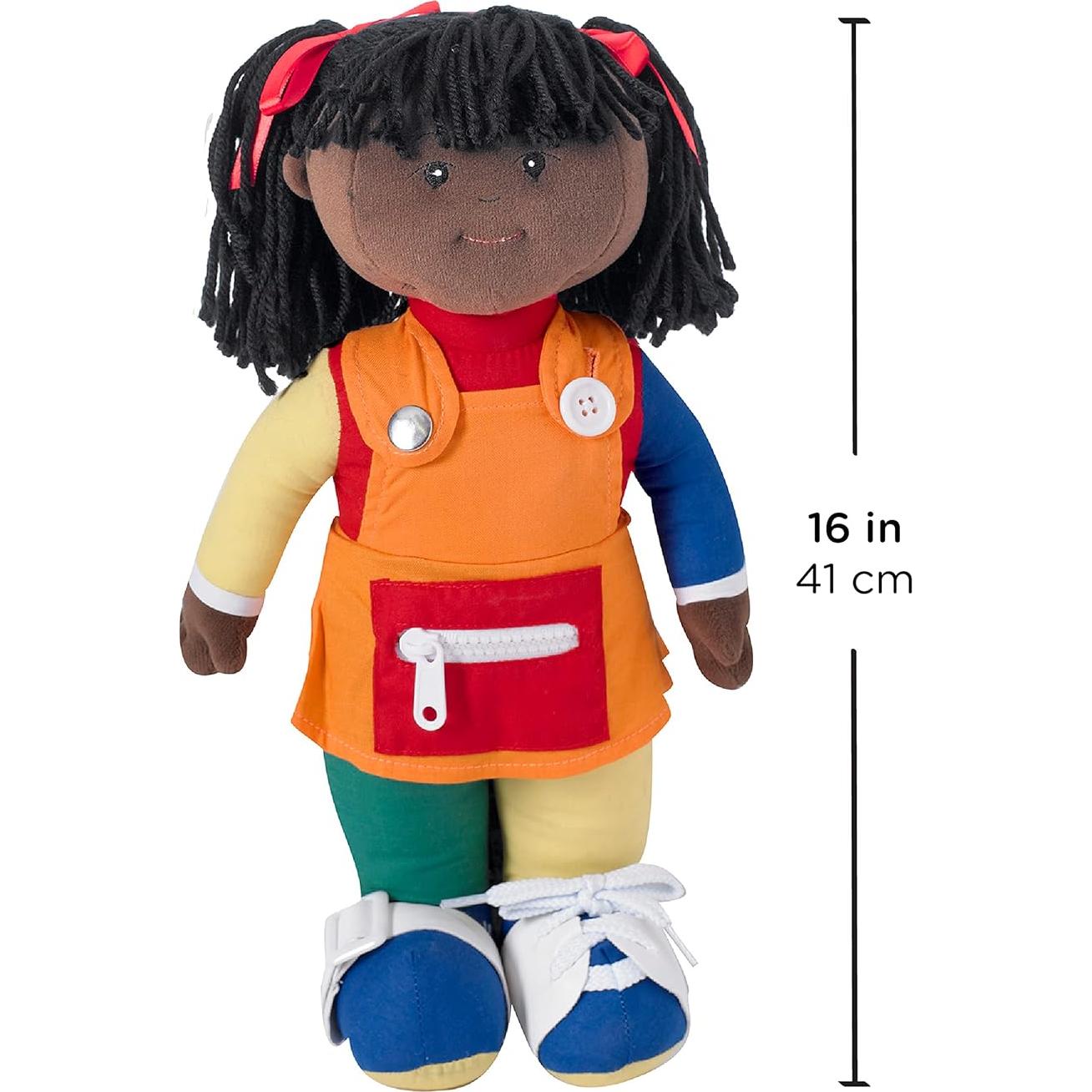 Muñeca Aprende a Vestir Children's Factory 38 cm - Juguete Educativo