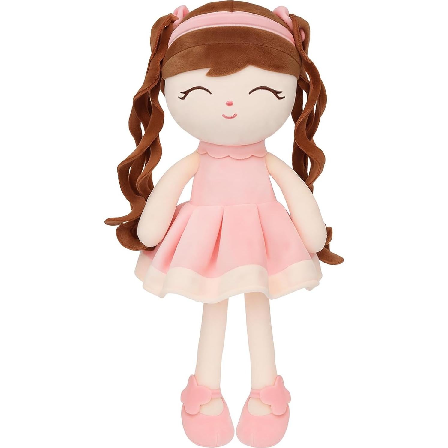 Muñeca de Trapo Suave Jumbrace 40.64 cm Rosa para Bebés